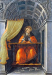 Св. Августин в келье. Боттичелли