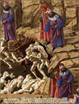 Ад, Песнь XVIII. Иллюстрация к «Божественной Комедии» Данте. Боттичелли
