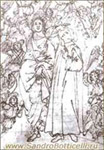 Рай, Песнь XXXII. Иллюстрация к «Божественной Комедии» Данте. Боттичелли