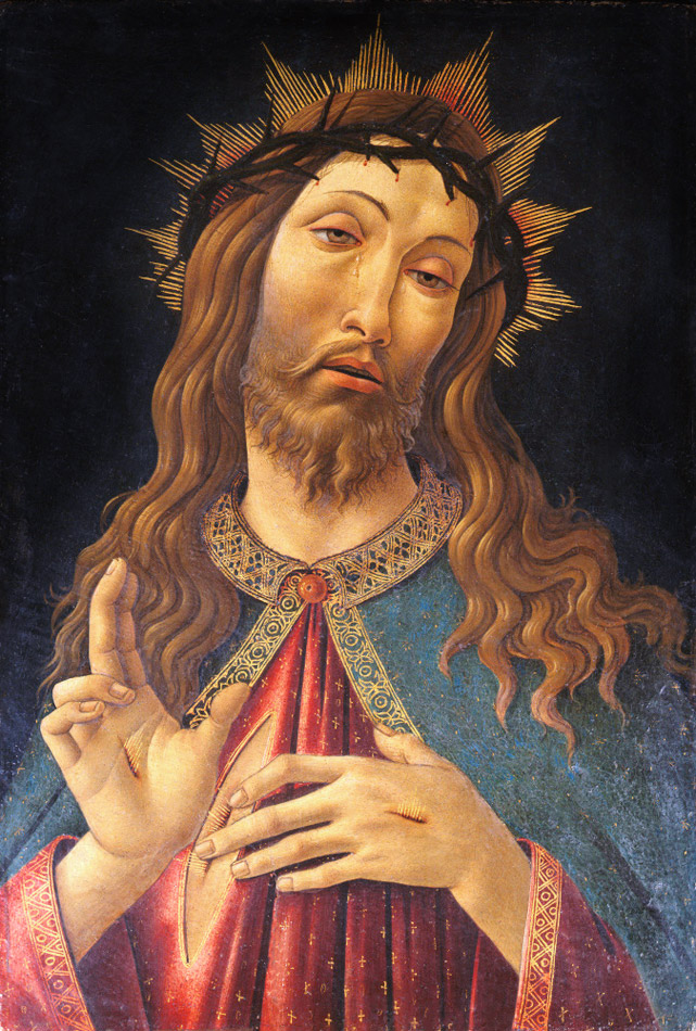 Христос в терновом венце. Сандро Ботичелли / sandrobotticelli.ru