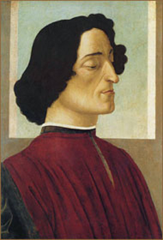Портрет Джулиано Медичи. Ботичелли
